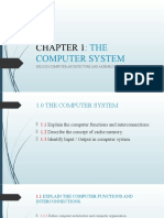 The Computer System: Ssk10203 Computer Architecture and Assembly