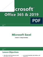 Excel 365-2019 Lesson 4 Presentation