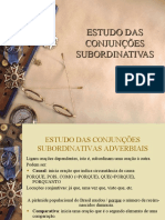 Estudodasconjune Ssubordinativas