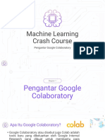 Machine Learning Crash Course: Pengantar Google Colaboratory