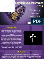 Ejercicios Cuaresmales 2023: "El Misterio Pascual, Camino A La Paz"