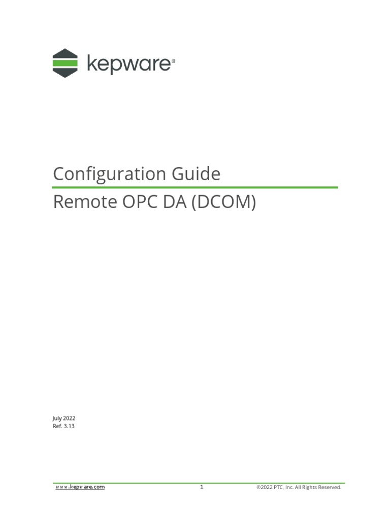 Dcom configuration guide pdf component object model computer network