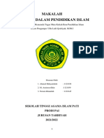 MAKALAH EVALUASI PENDIDIKAN ISLAM