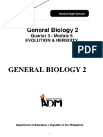 General Biology 2 - Q3 - Module 6