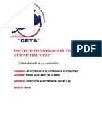 Instituto Tecnológico de Enseñanza Automotriz "Ceta": Calentadores de Aire y Combustible