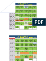 HORARIOS - 1° BD (4° Año)