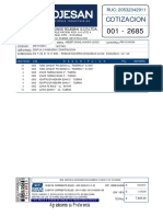 Cotizacion: Agradecemos Su Preferencia