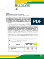 Informe Del Oficial de Cumplimiento