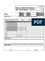 Autorizacion Ingreso A Obra Domingos y Festivos - Version Final