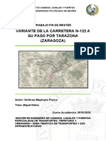 Variante de La Carretera N-122 A Su Paso Por Tarazona (Zaragoza)