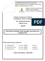 Détection Des Défauts D'une Machine Tournantes Par L'analyse FFT