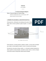 Representação de formas simples em perspectiva rigorosa a 2 pontos de fuga