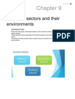 Business sectors and environments