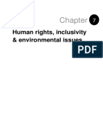Human Rights, Inclusivity & Environmental Issues