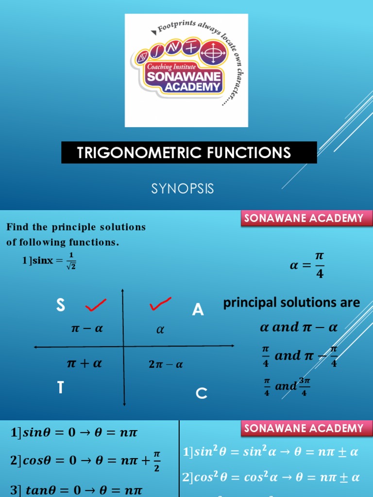 Trigonometric Functions and Their Applications | PDF | Functions And ...