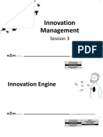 Innovation Management: Session 3