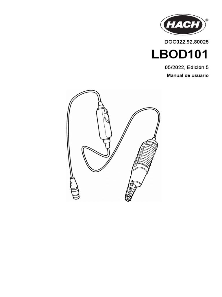 LBOD101: Manual de Usuario | PDF | Calibración | Medición