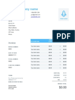 Invoice Template Word1