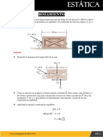 Rozamiento: 1. La Caja Uniforme Mostrada en La Figura Tiene Una Masa de 20 Kg. Si Una Fuerza