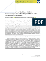 "No Fracking Way" vs. "Drill Baby Drill": A Restructuring of Who Is Pitted Against Whom in The Narrative Policy Framework