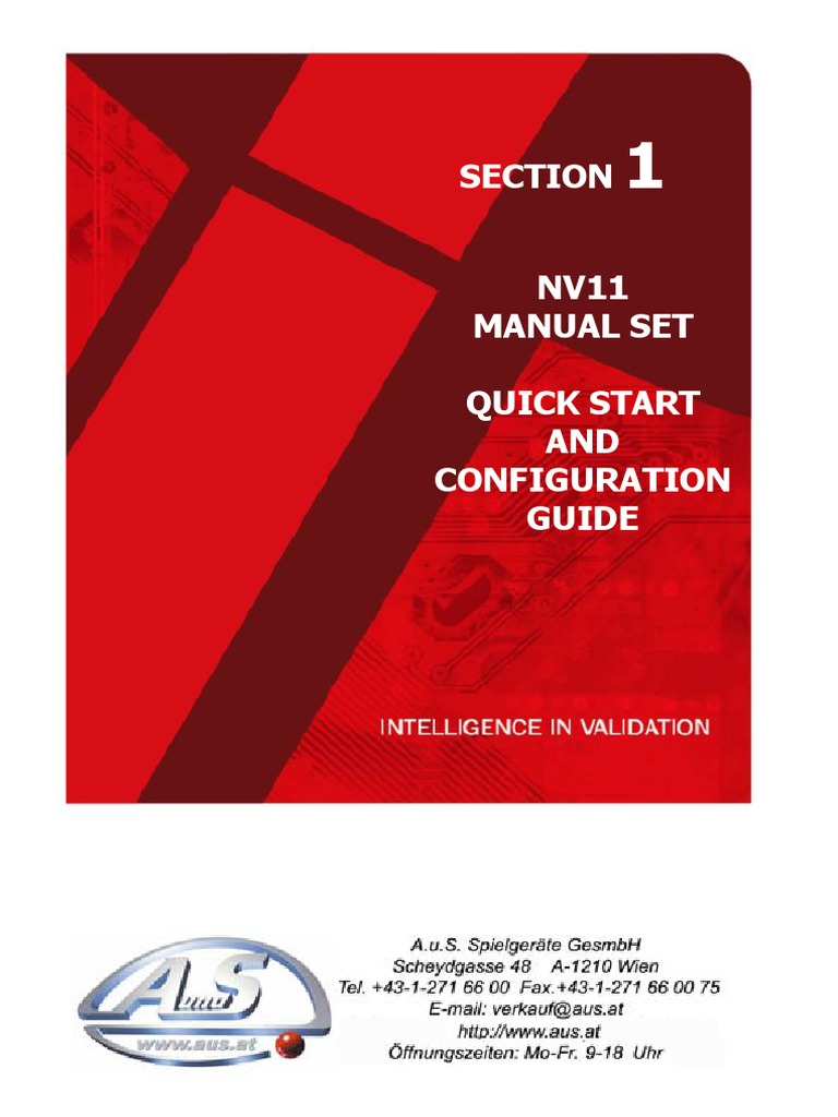 NV11 Quick Start Manual Section 1 | PDF | Electrical Connector | Usb