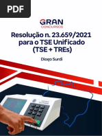 E Book Resolucao 23 659 2021 para o Tse Unificado Tse Tres