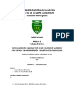 Universidad Nacional de Asuncion Facultad de Ciencias Economicas Dirección de Postgrado