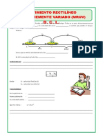 Movimiento Rectilíneo Uniformemente Variado (Mruv) : Aceleración (A)