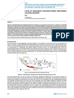 The Spatial Distribution of Indonesia'S Manufacturing Industries: An Exploratory Spatial Data Analysis