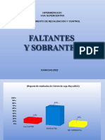 ESTADISTICAS DE FALTANTES Y SOBRANTES (Autoguardado)