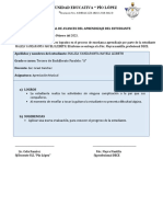 Informe Individual de Avances Del Aprendizaje Del Estudiante - Nayeli Maliza