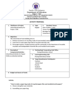 Department of Education: Activity Proposal