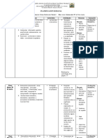 Planificacion Semanal: Docente Supervisar El Avance Durante El Proceso