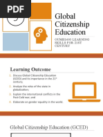 Topic 9 - Global Citizenship Education