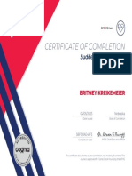 Sudden Cardiac Arrest Certificate