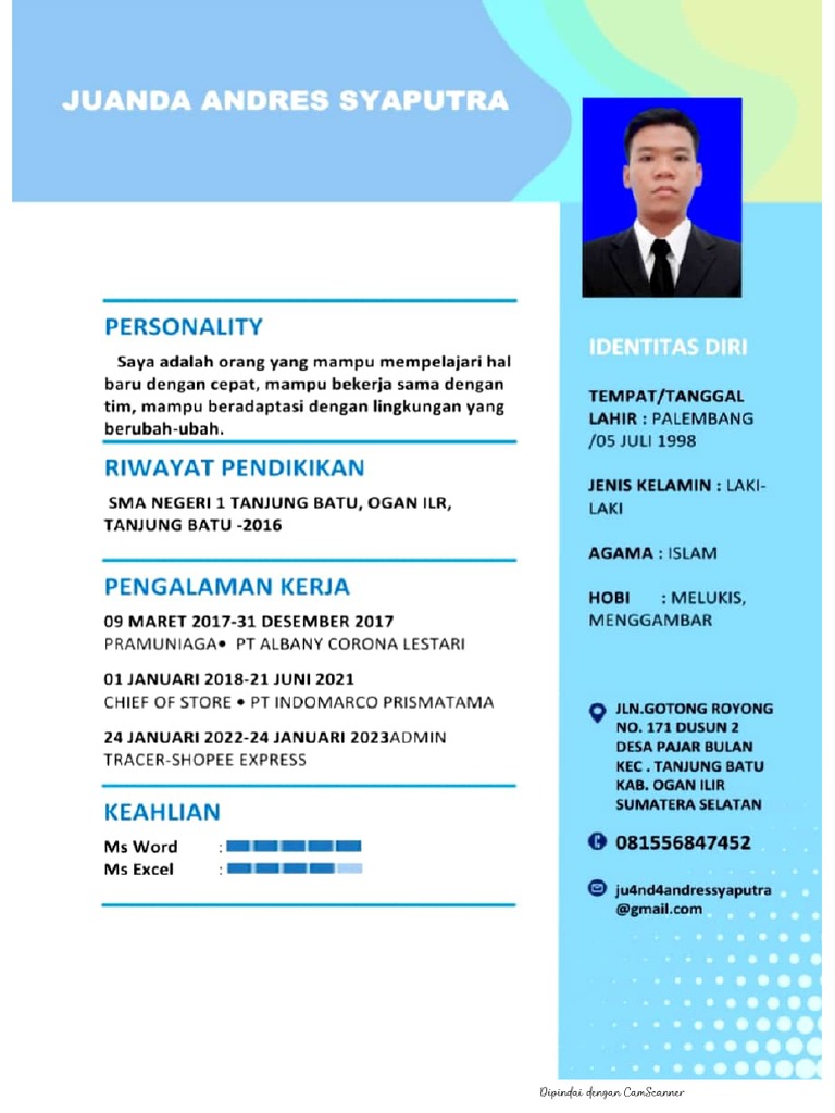 CV JUANDA | PDF