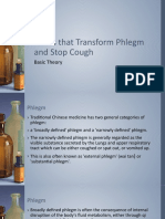 Cough & Phlegm Transform Basic Theory