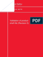 Guidance Note No.18 Validation of Product Shelf-Life (Revision 5)