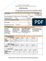 Ley 20.201 - Decreto 170/2010 Evaluación Diagnóstica Integral de Necesidades Educativas Especiales Informe Pedagógico