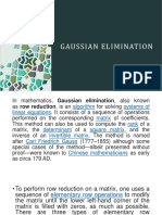 Gaussian Elimination Explained