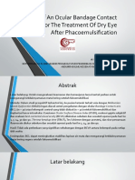 PPT Efficacy Of An Ocular Bandage Contact Lens For