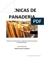 Tecnicas de Panaderia: Tecnicas de Elaboracion Y Labrado de Panes Nacionales E Internacionales. Chef Instructor