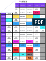 Horario Clases Hexa Abril