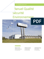 Manuel Qualité Sécurité Environnement: LES Ateliers DU Bocage