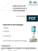 Laboratorio dermatología: fototerapia, dermatoscopia y técnicas diagnósticas