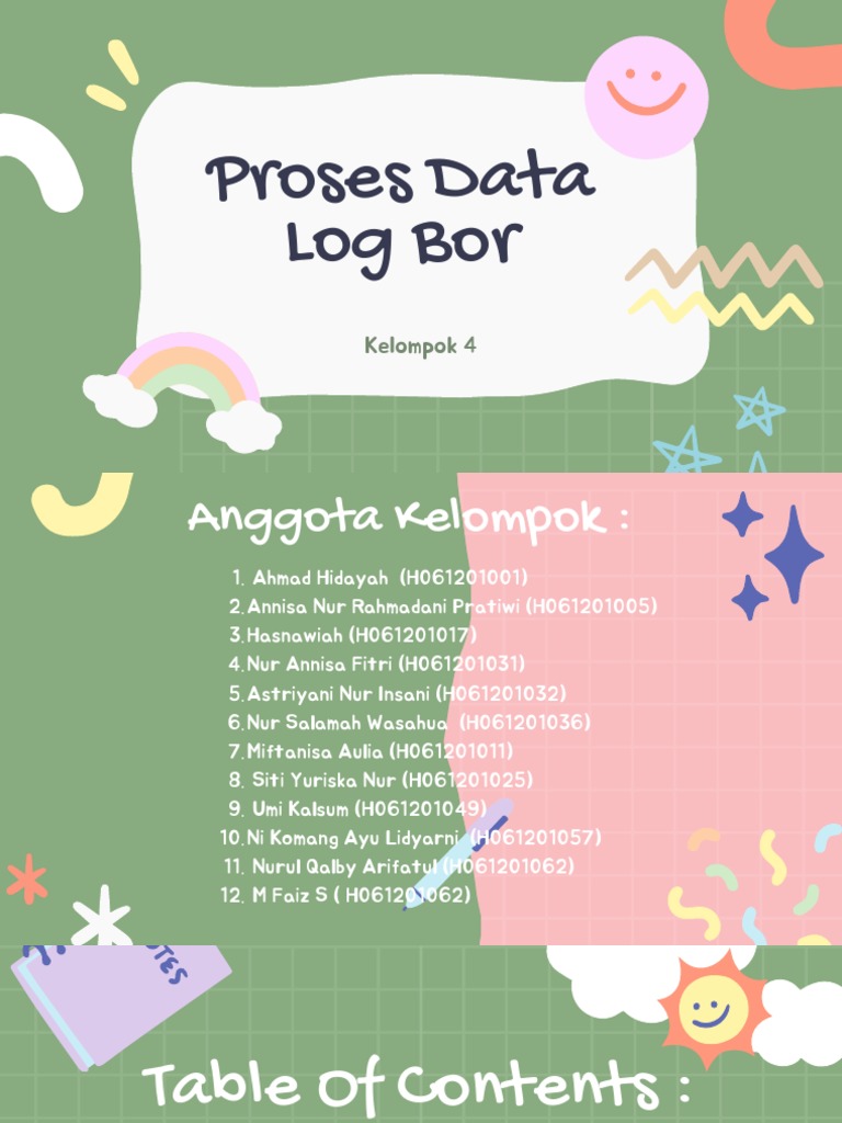 Proses dan Metode Data Log Bor | PDF