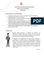 Proceso de Gestión de Formación Profesional Integral Formato Guía de Aprendizaje Daniel Prieto
