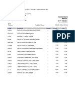 Diamelab, C.A.: Código Descripción Cantidad Precio Total