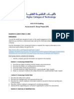 ACC 3113 Auditing Assessment 3: Group Project 20%: Deadline To Submit: Week 13, 2022 Instructions