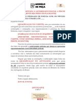 Modelo 1 - para Ser Apresentada A Autoridade Policial A Fim de Evitar Que o Cliente Seja Preso em Flagrante